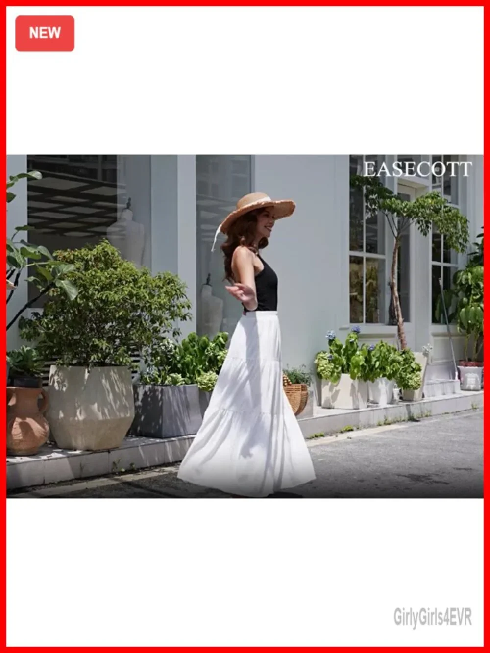 High Waisted Tiered Maxi Skirt Flowy A-Line with Pockets